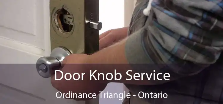 Door Knob Service Ordinance Triangle - Ontario