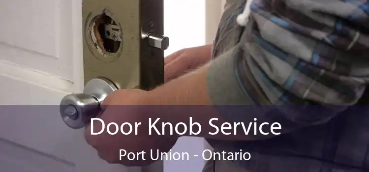 Door Knob Service Port Union - Ontario